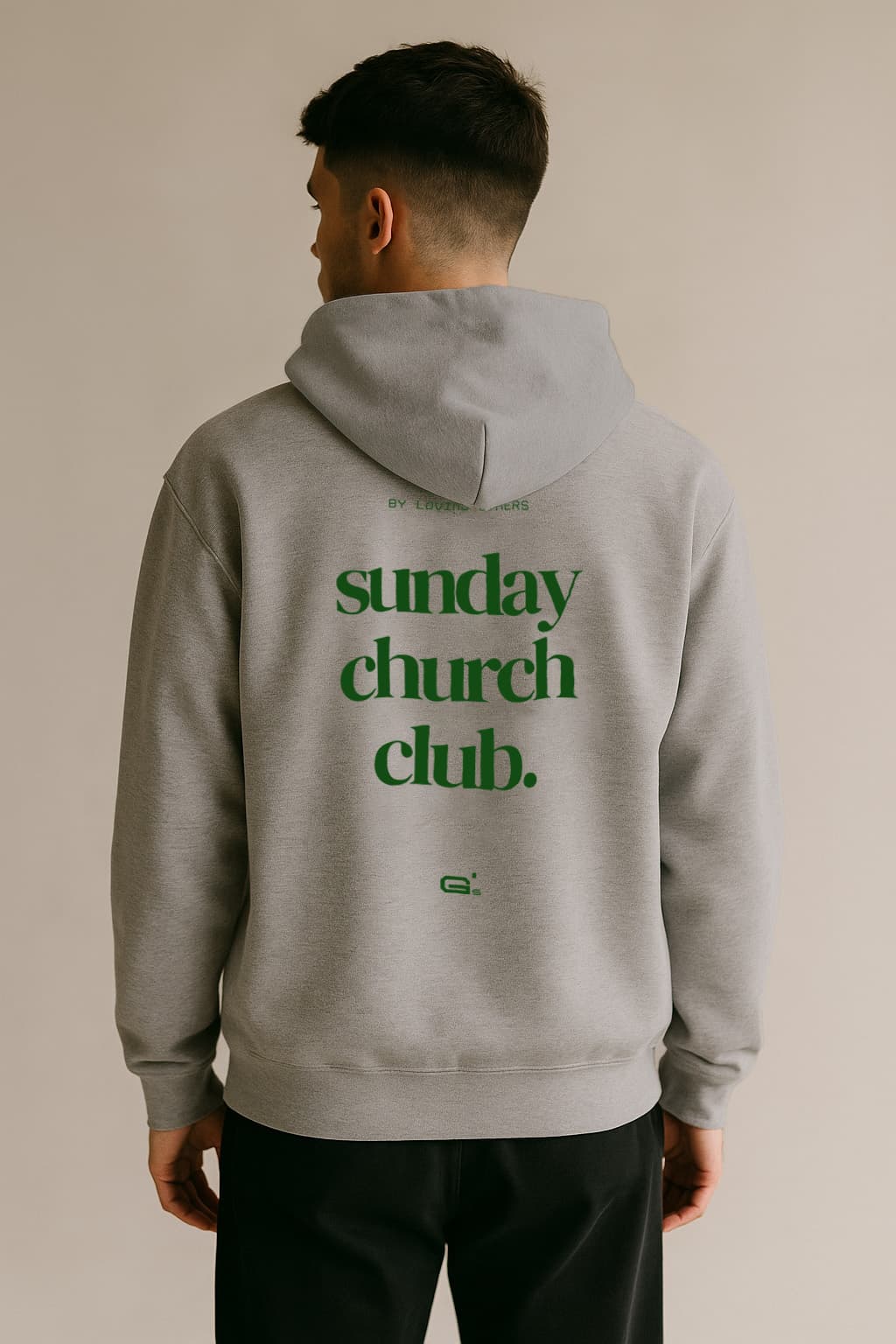 SUNDAY CHURCH CLUB Hoodie Grey Heather
