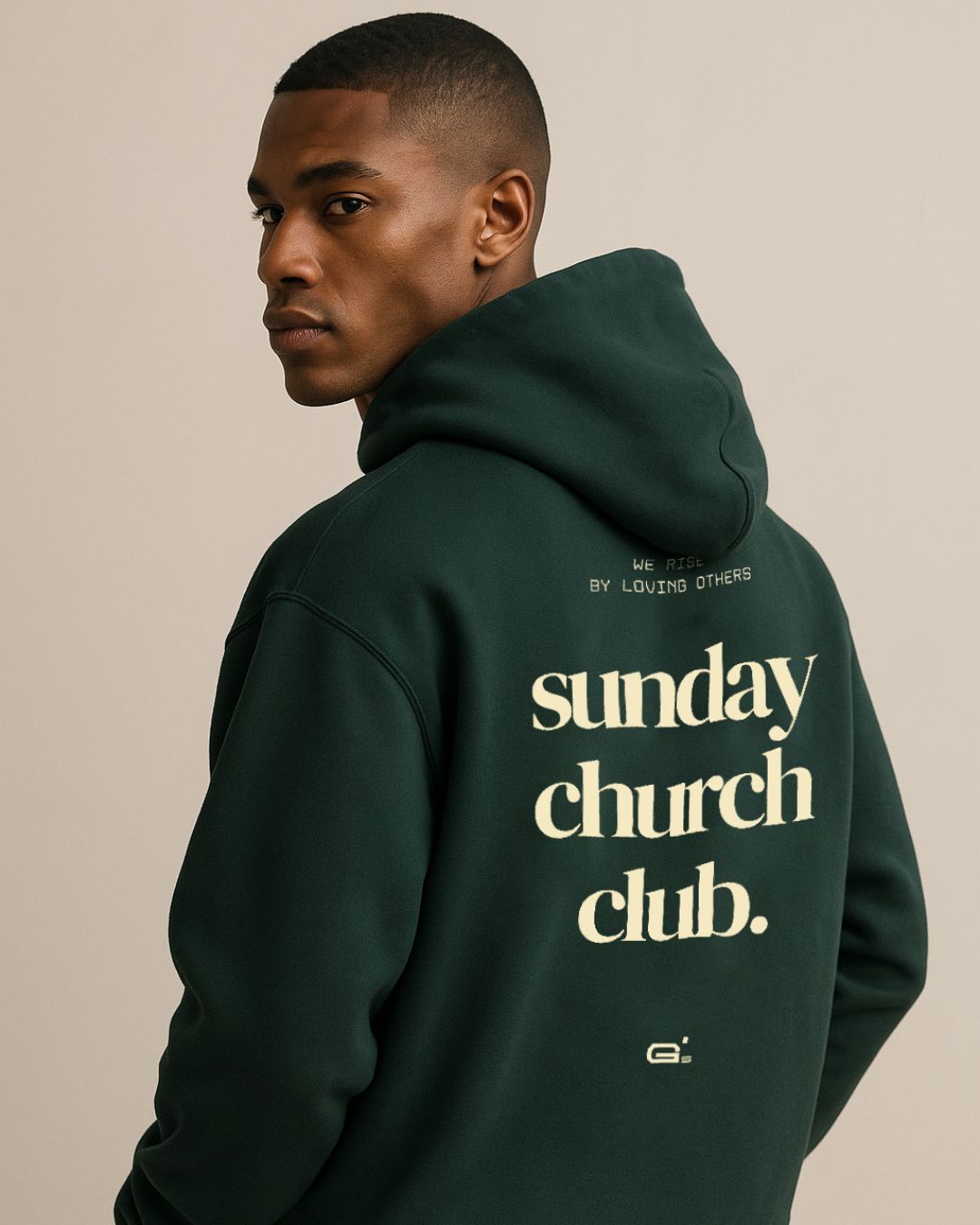 SUNDAY CHURCH CLUB Hoodie Pine Green