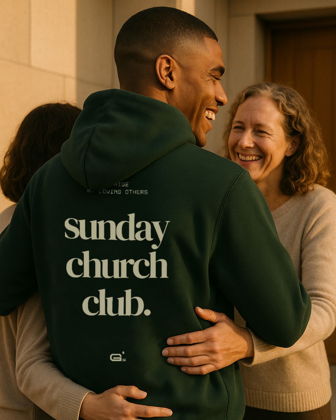 SUNDAY CHURCH CLUB Hoodie Pine Green