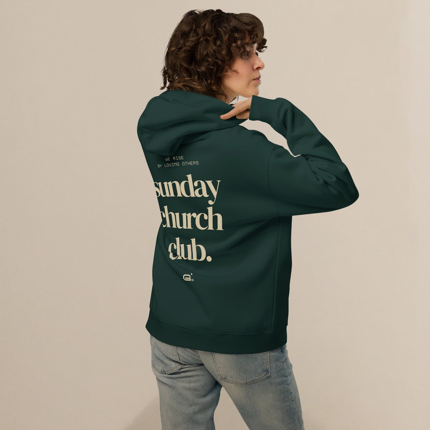 SUNDAY CHURCH CLUB Hoodie Pine Green