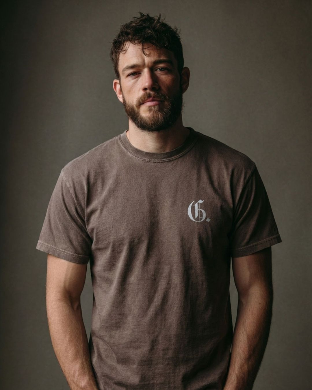 CORE Monogram Tee - Mocha