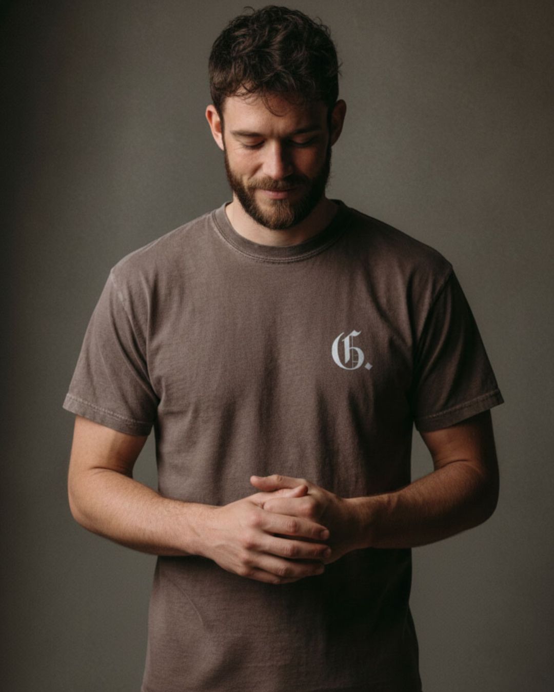 CORE Monogram Tee - Mocha