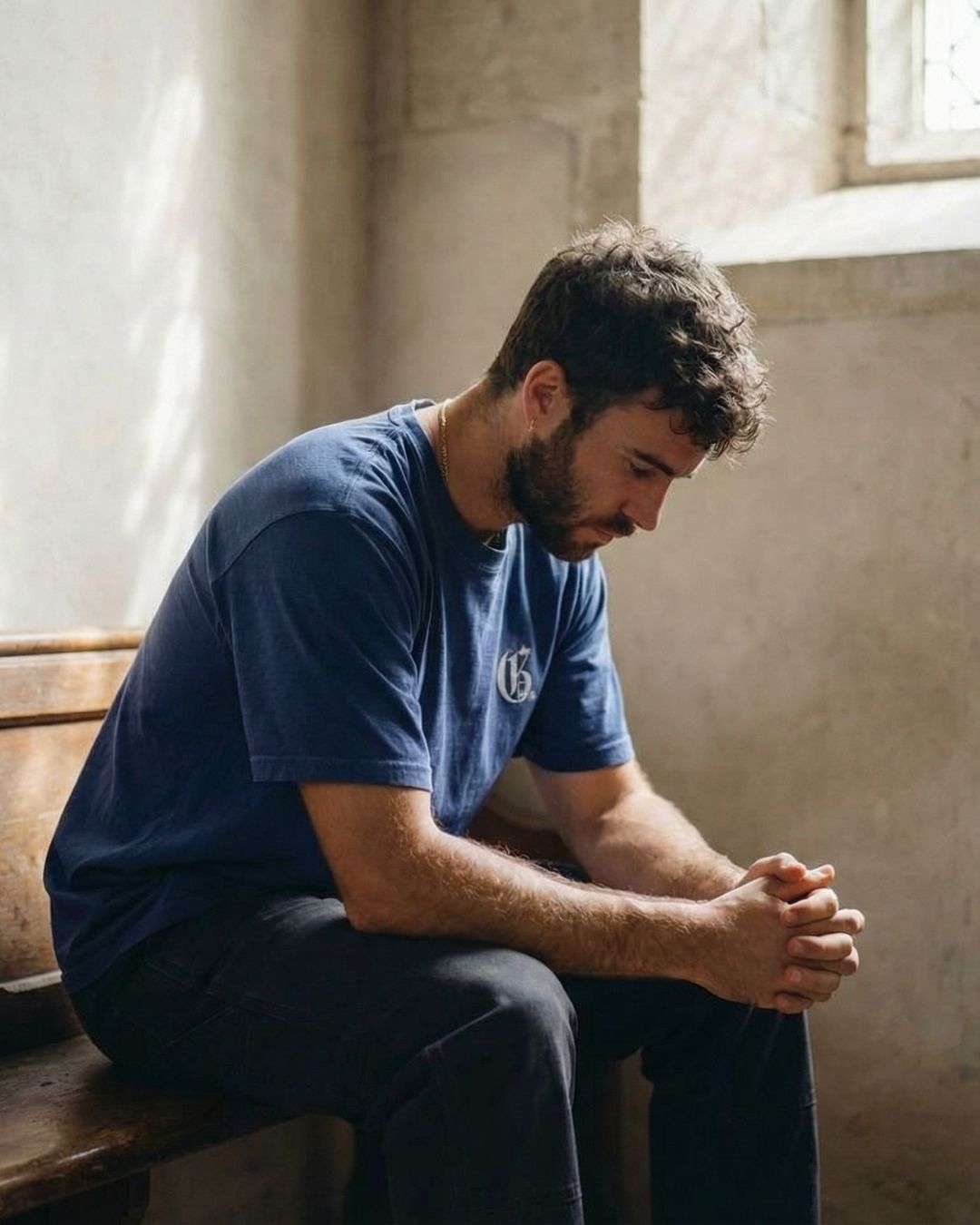 CORE Monogram Tee - Navy