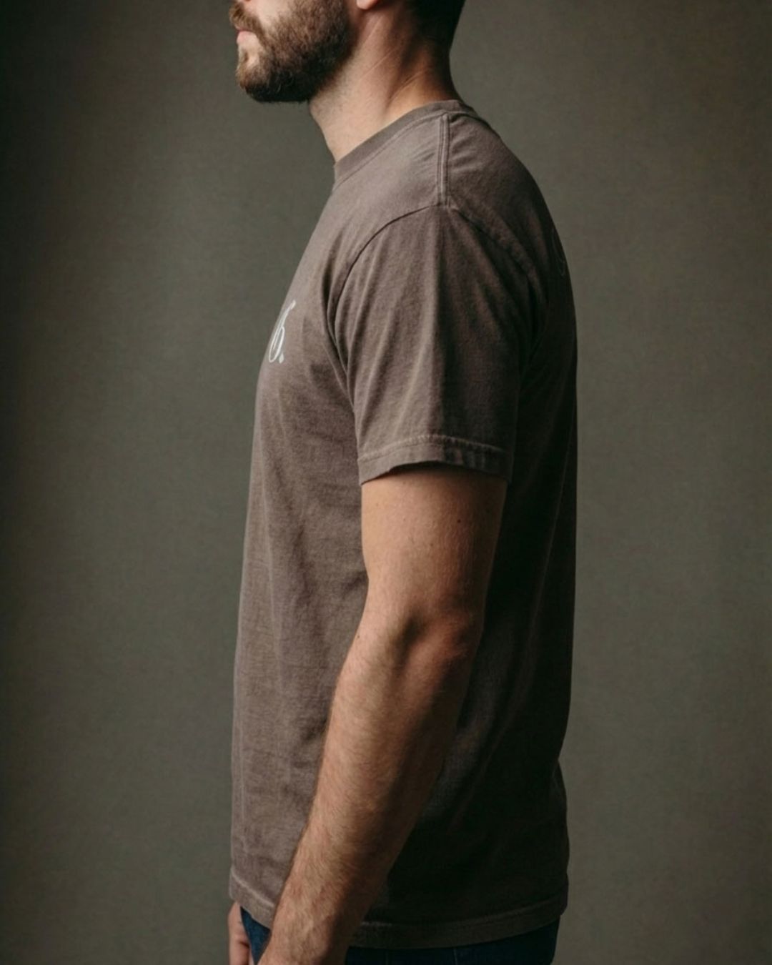 CORE Monogram Tee - Mocha