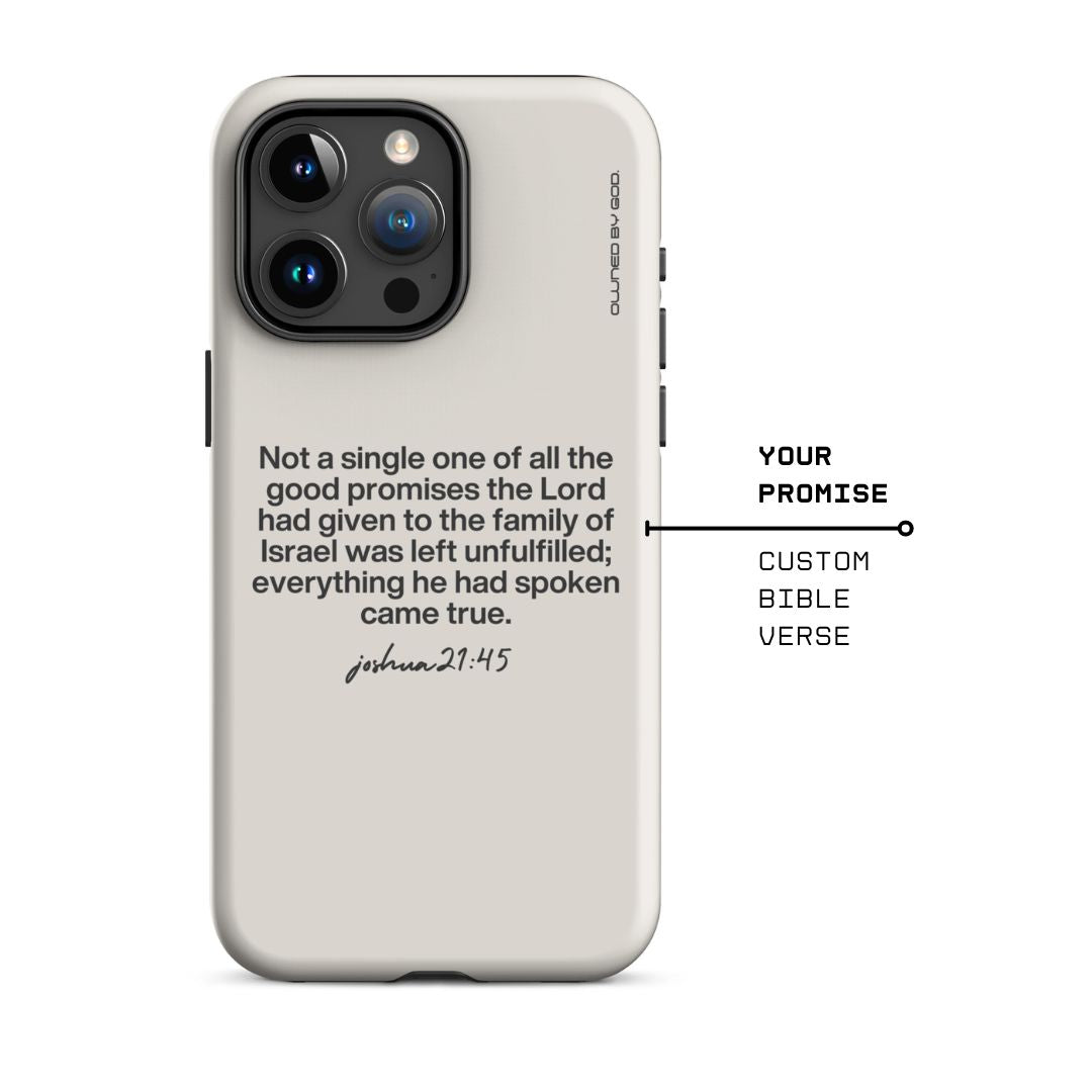 Promises iPhone Case - Natural