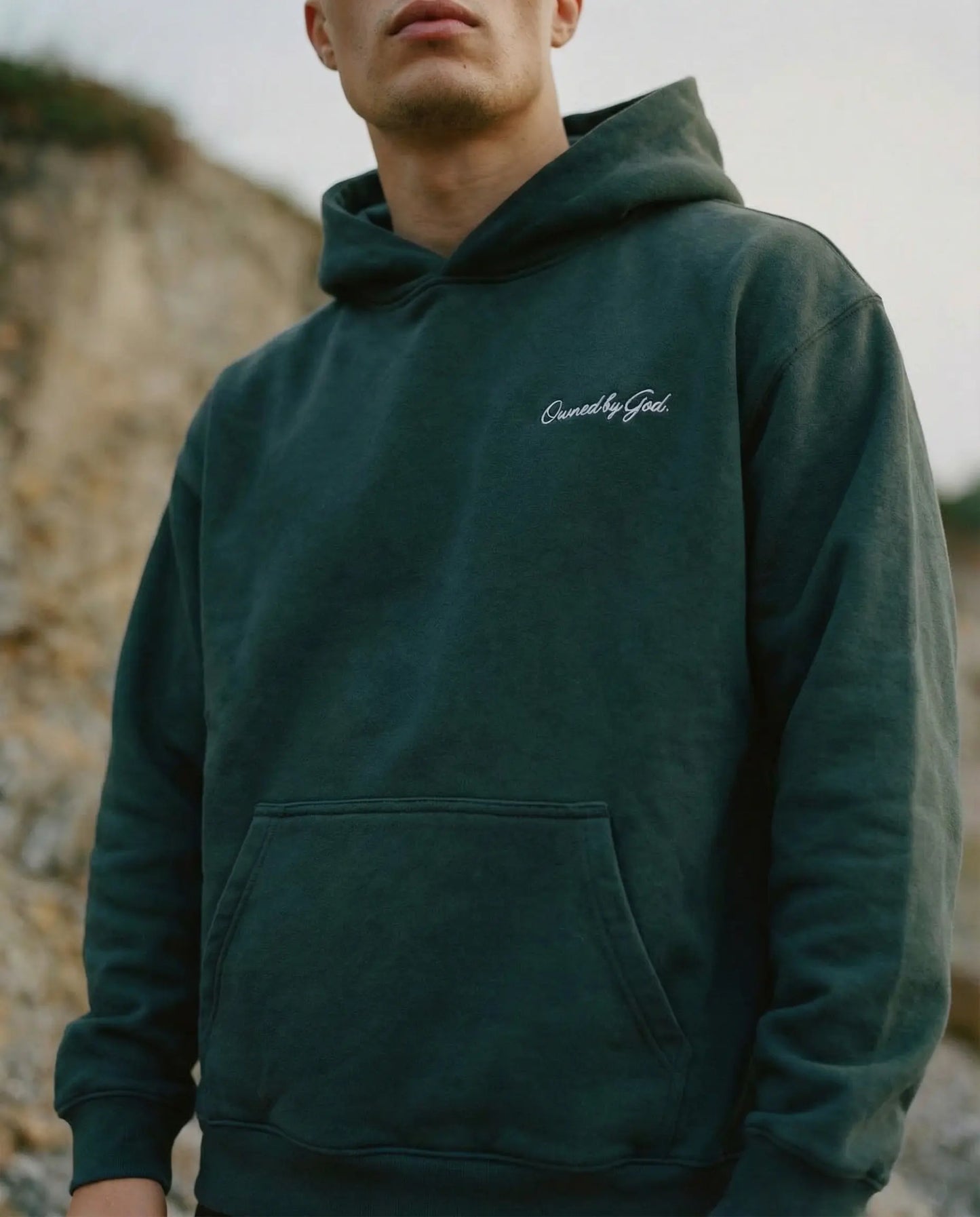 CORE Monogram Hoodie - Pine Green