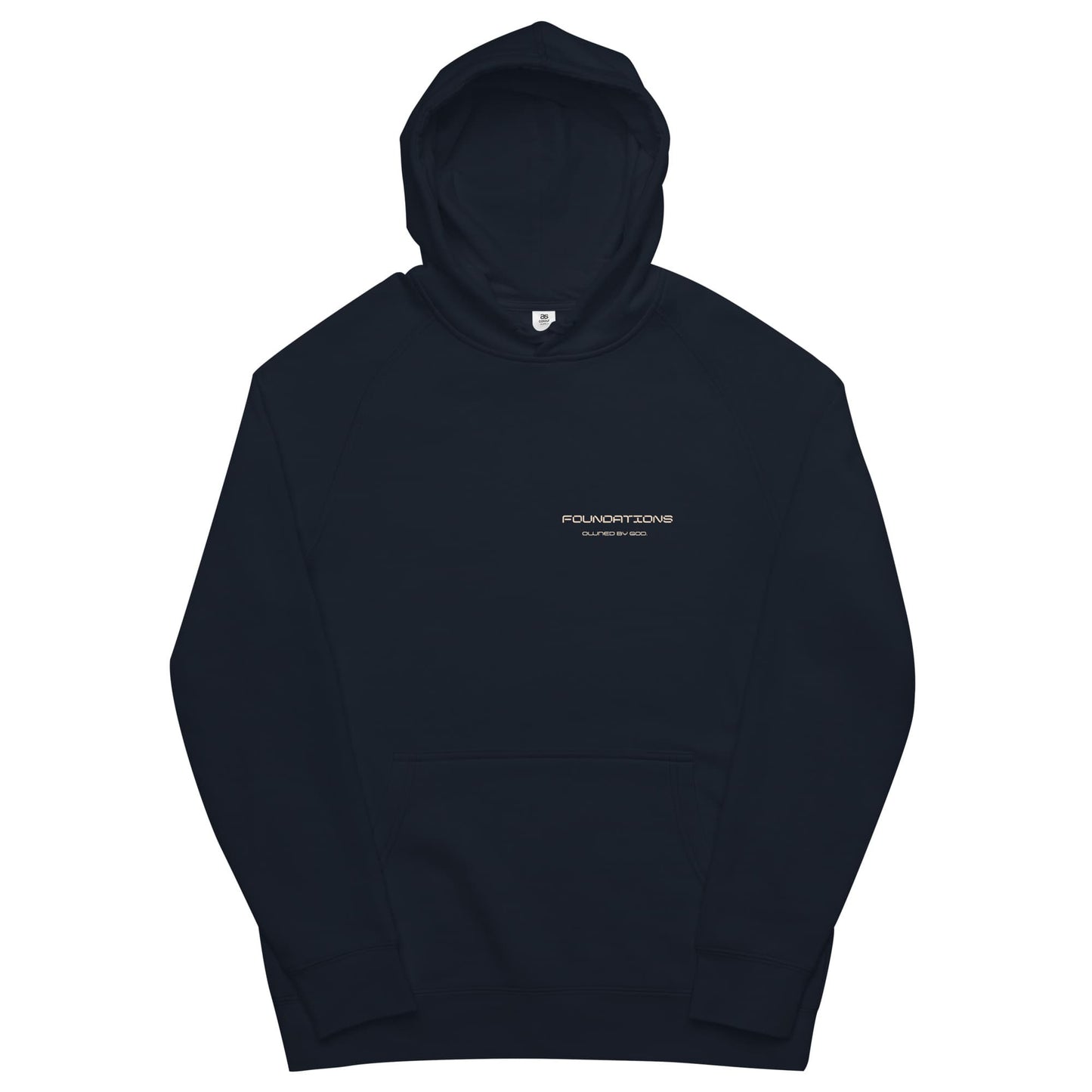 ocean foundations unisex hoodie front