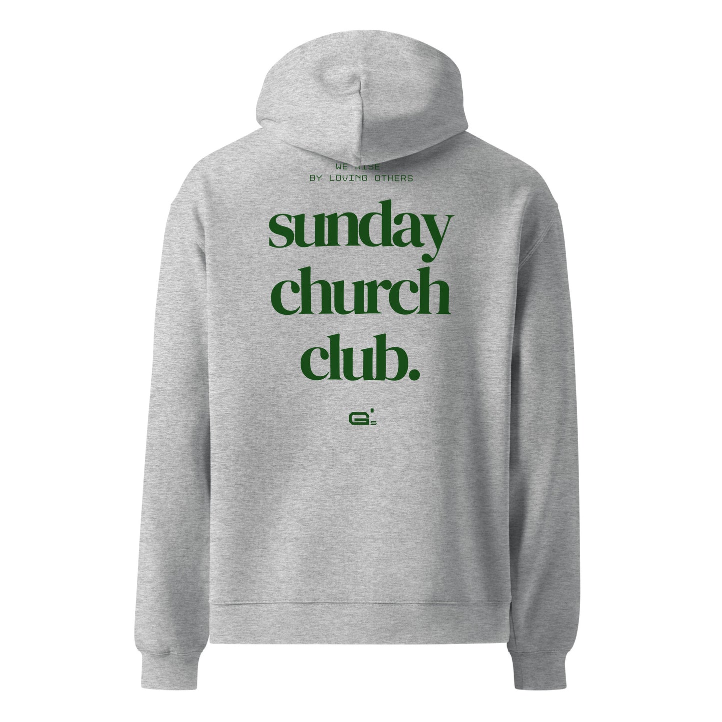 SUNDAY CHURCH CLUB Hoodie Grey Heather