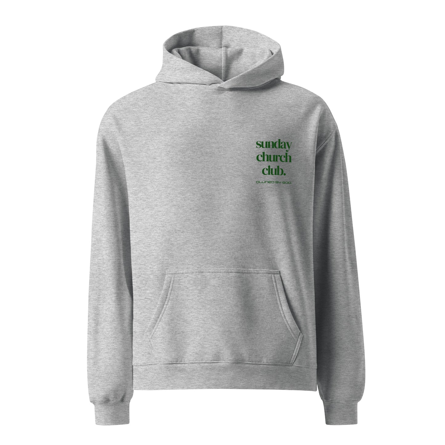 SUNDAY CHURCH CLUB Hoodie Grey Heather