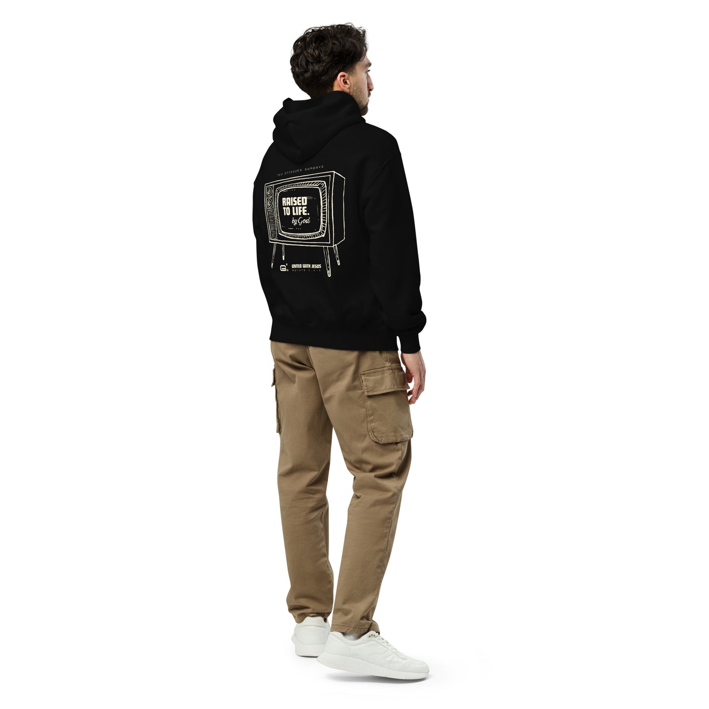 RAISED TO LIFE Hoodie Black