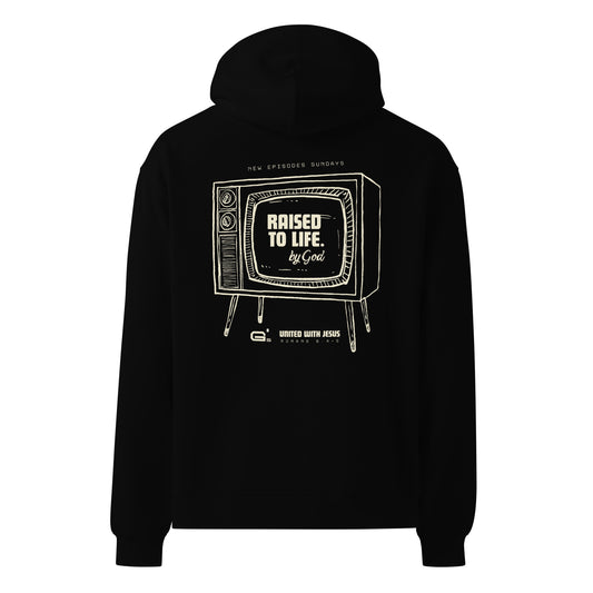 RAISED TO LIFE Hoodie Black