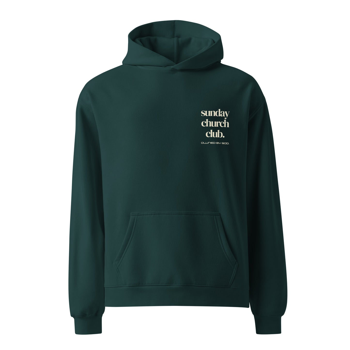 SUNDAY CHURCH CLUB Hoodie Pine Green