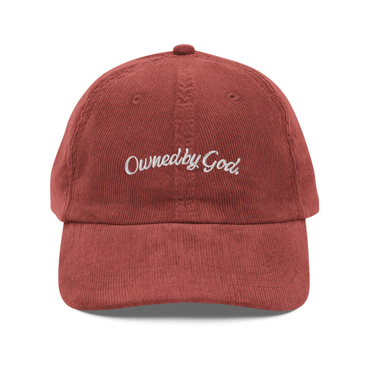 CORE Corduroy Cap Burgundy