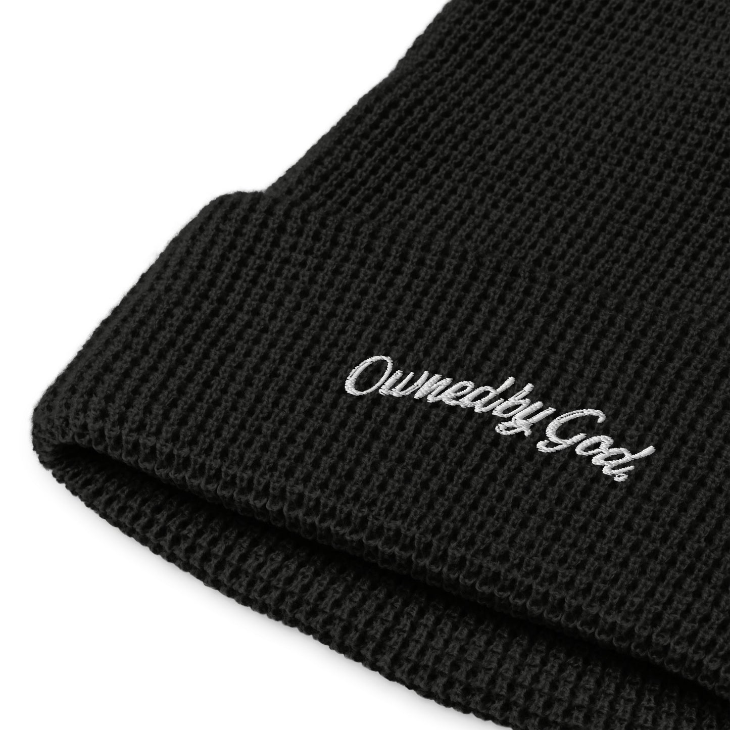 CORE Waffle Beanie Black