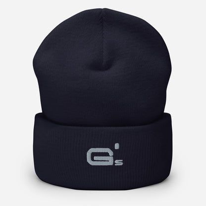 gods cuffed beanie navy blue