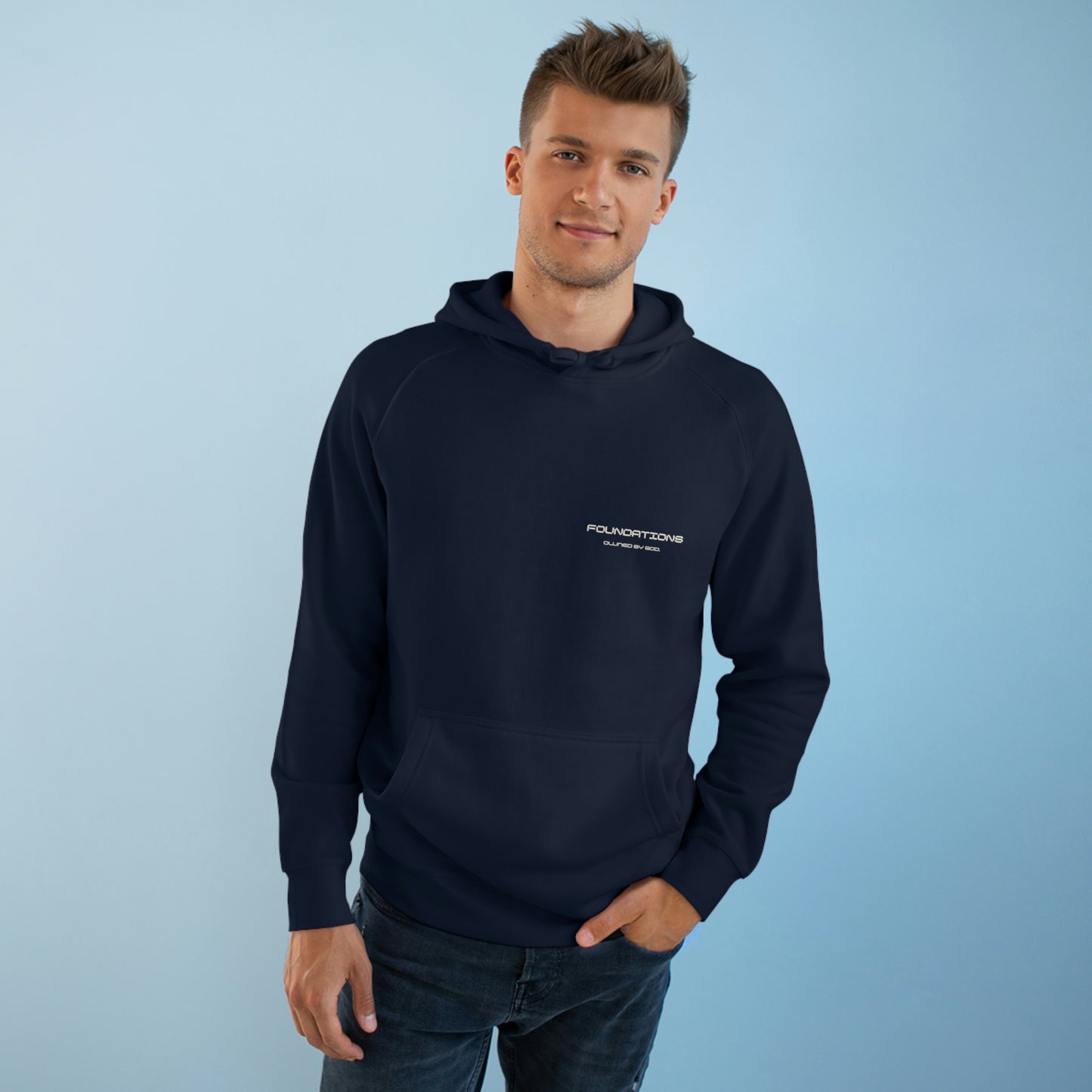 ocean foundations owned by god hoodie model man